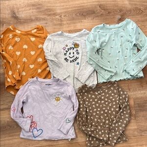 Old Navy Kids Long Sleeve Tees - Multicolor Pack